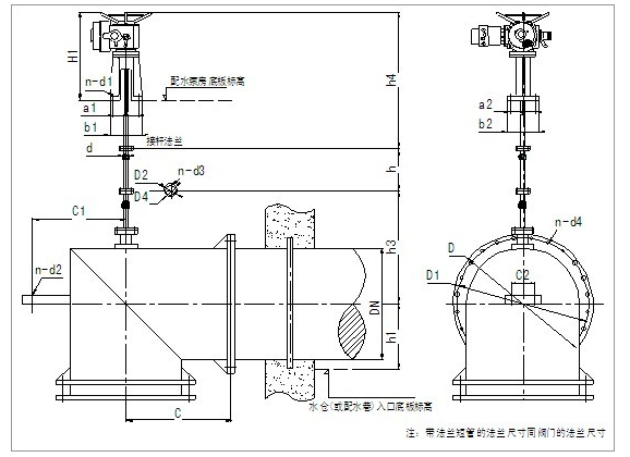 配水閘閥結(jié)構(gòu)圖